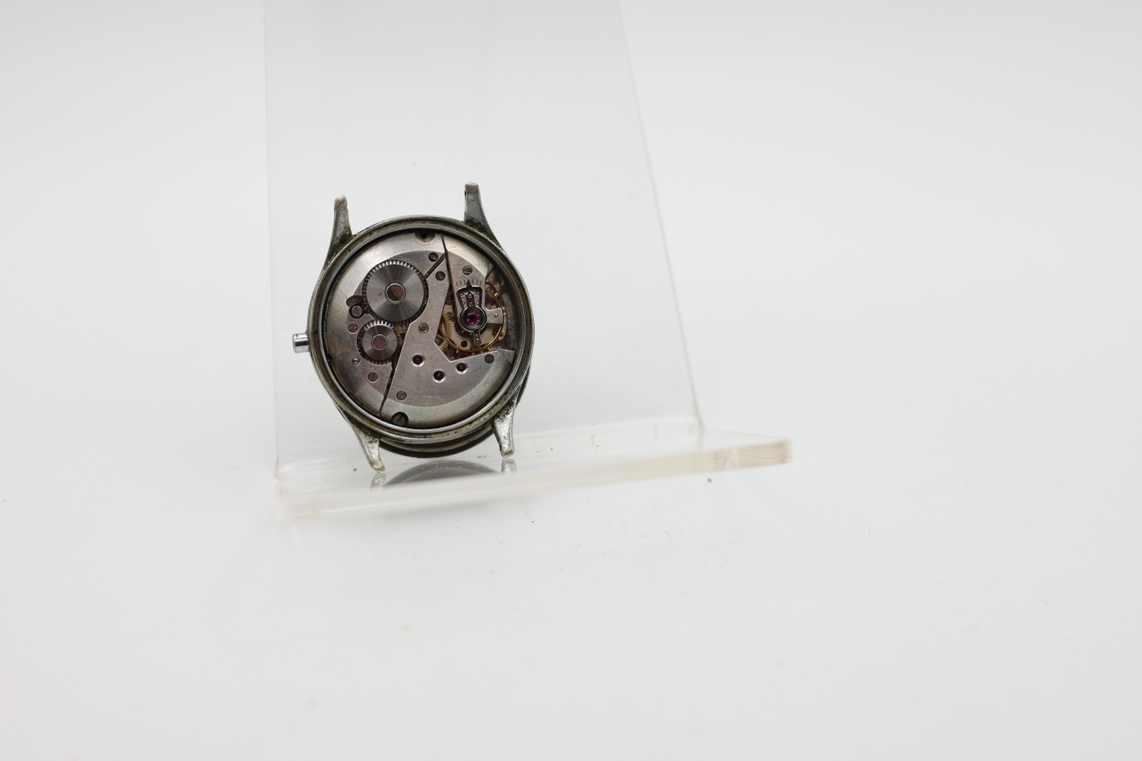 REGALIS CAL. 006 15j MILITARY SWISS WRIST WATCH 30mm 15mm LUG FOR REPAIR (KT)