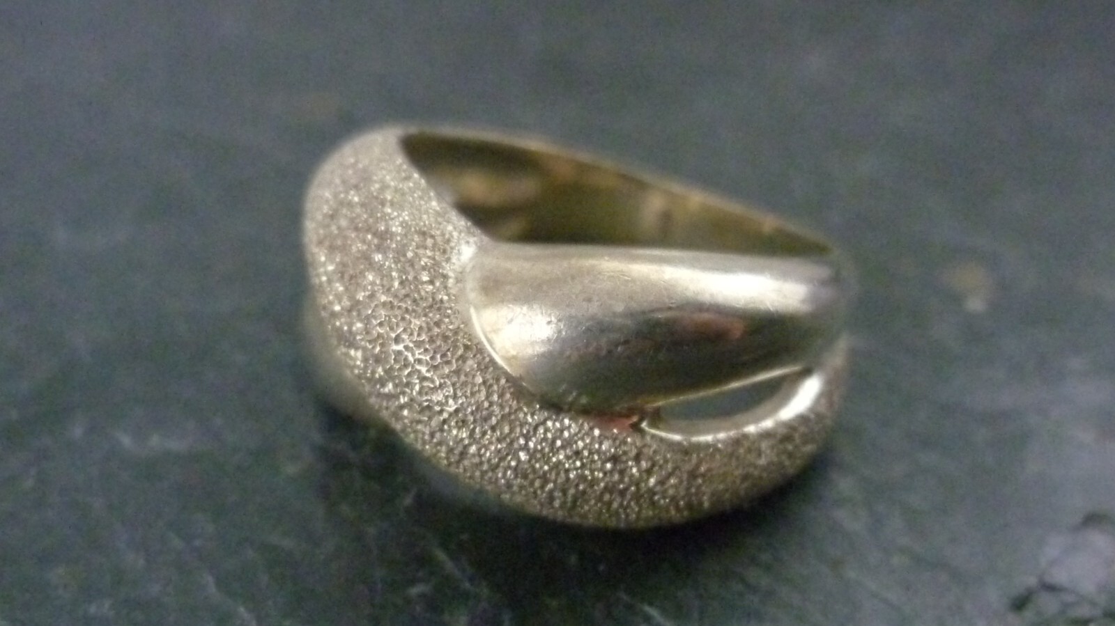 Ring Modern Elegant Milor Italy 925 Sterling Silver Ring Size 57