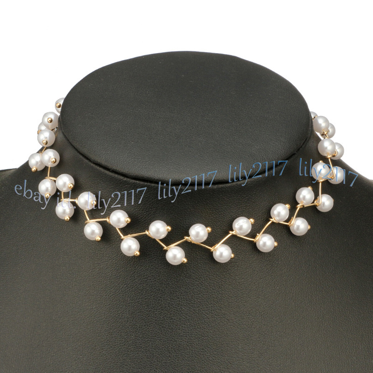 Fashion 8mm White South Sea Shell Pearl Round Beads Necklace 14-36”