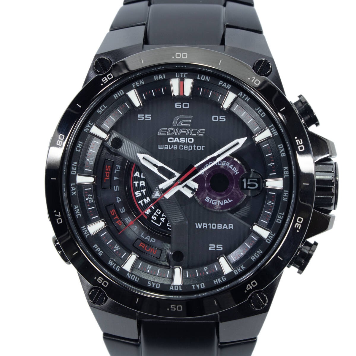 Working Item New Casio Men’s Watch Rechargeable Solar Radio EQW A1000DC 1AJF Bla