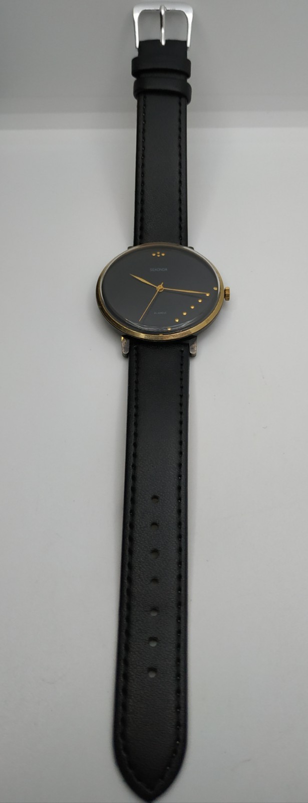Men’s Dress Vintage Watch SEKONDA USSR Mechanical Zarya Retro Soviet 21 jewels ☭