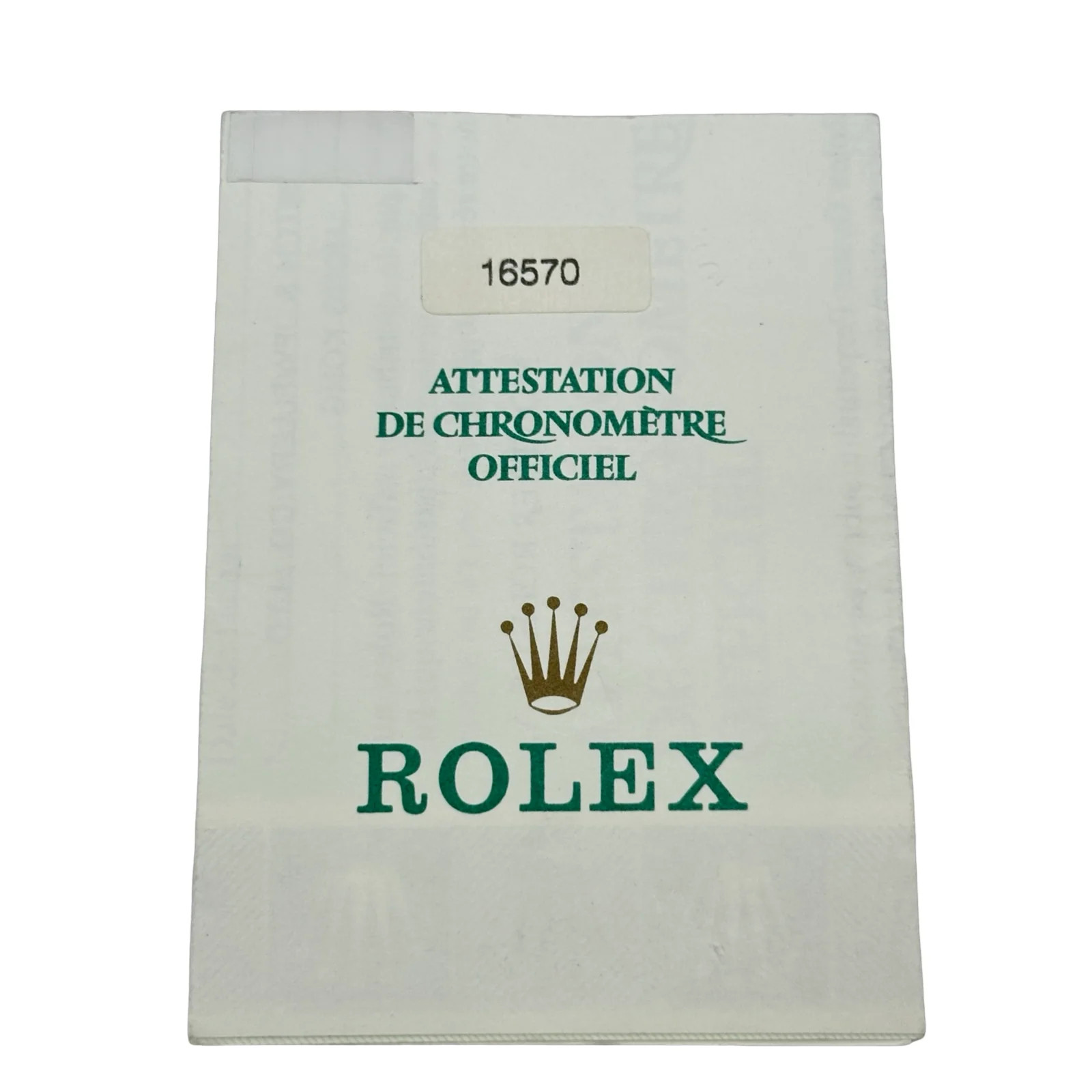 ROLEX ２ 16570 40mm Stainless Steel White Dial Automatic Watch OKW2785
