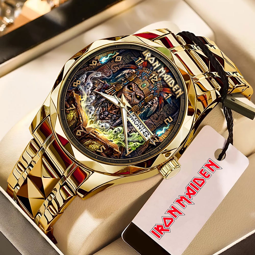 Iron Maiden Alloy Luxury Quartz Watch