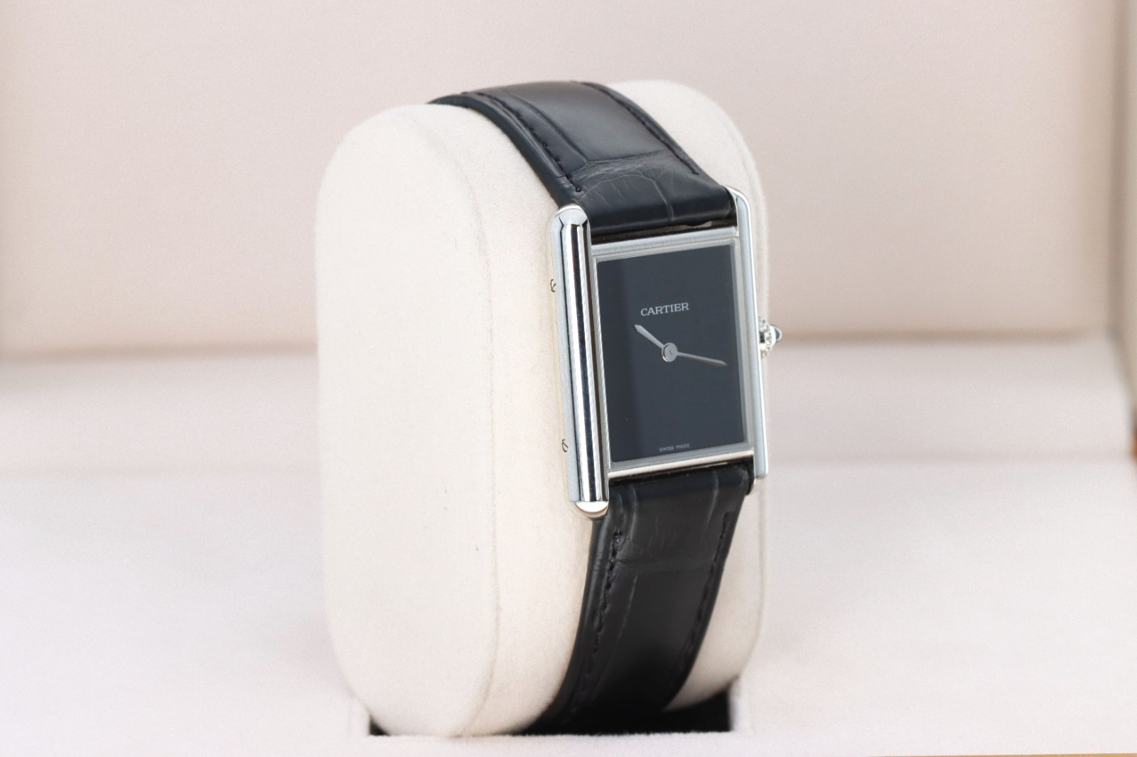 Cartier Tank Must Black Geneva Boutique, Limited to 50 Pieces – Steel WSTA0064