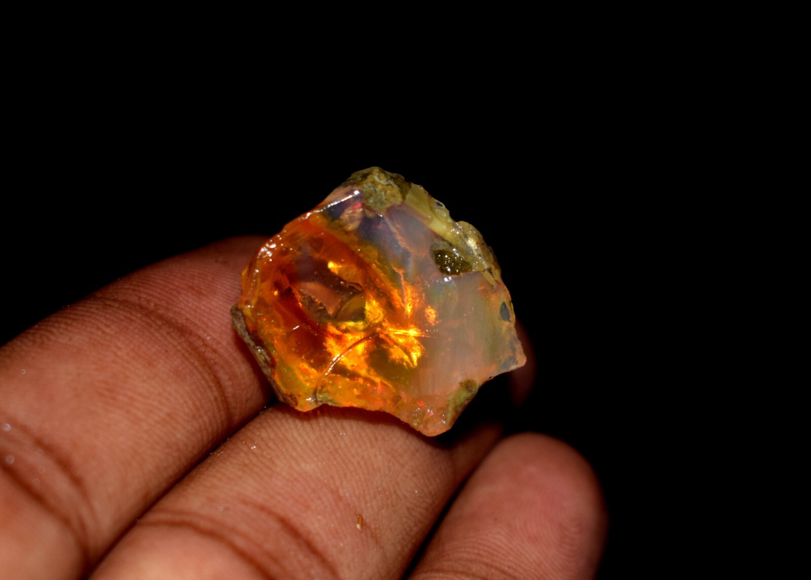 Natural Ethiopian Opal Play Of Color Welo Opal Rough Loose GemstoneS 30Crt RU46