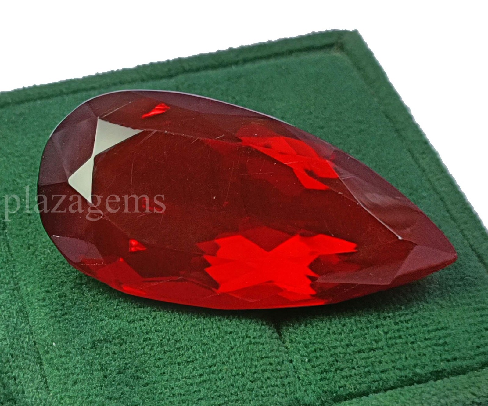 135.0 Ct Natural Red Topaz Pear Cut EGL Certified Brazil Loose Gemstone 5AOL