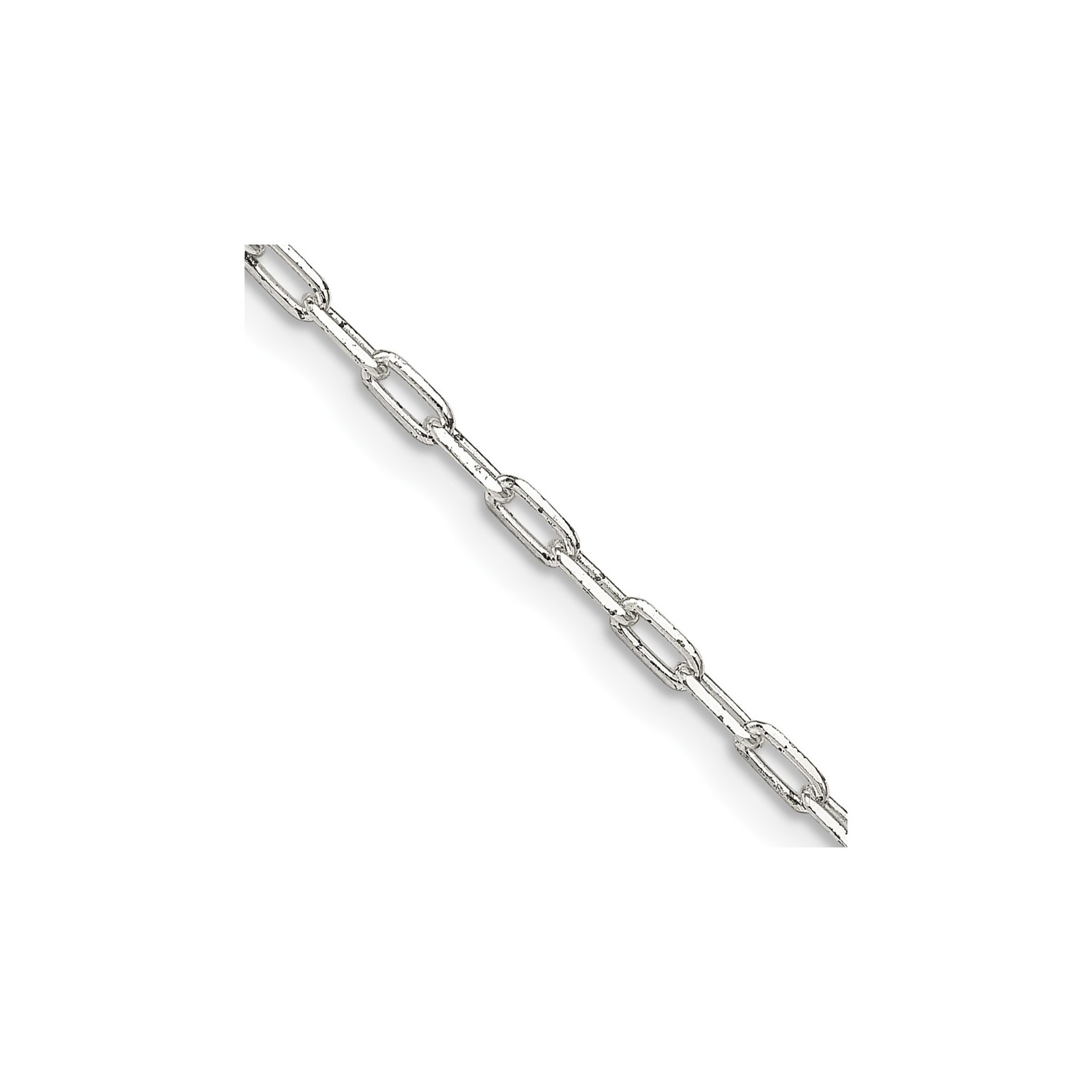 Sterling Silver Elongated Open Link Chain Chain 1.75-5mm 7-36″