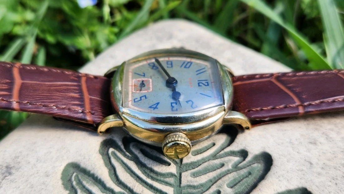 Vtg Elgin 1928 Model 2 Grade 462 *SERVICED* Men’s 29mm Tank Watch 10K RGP 3/0s!!