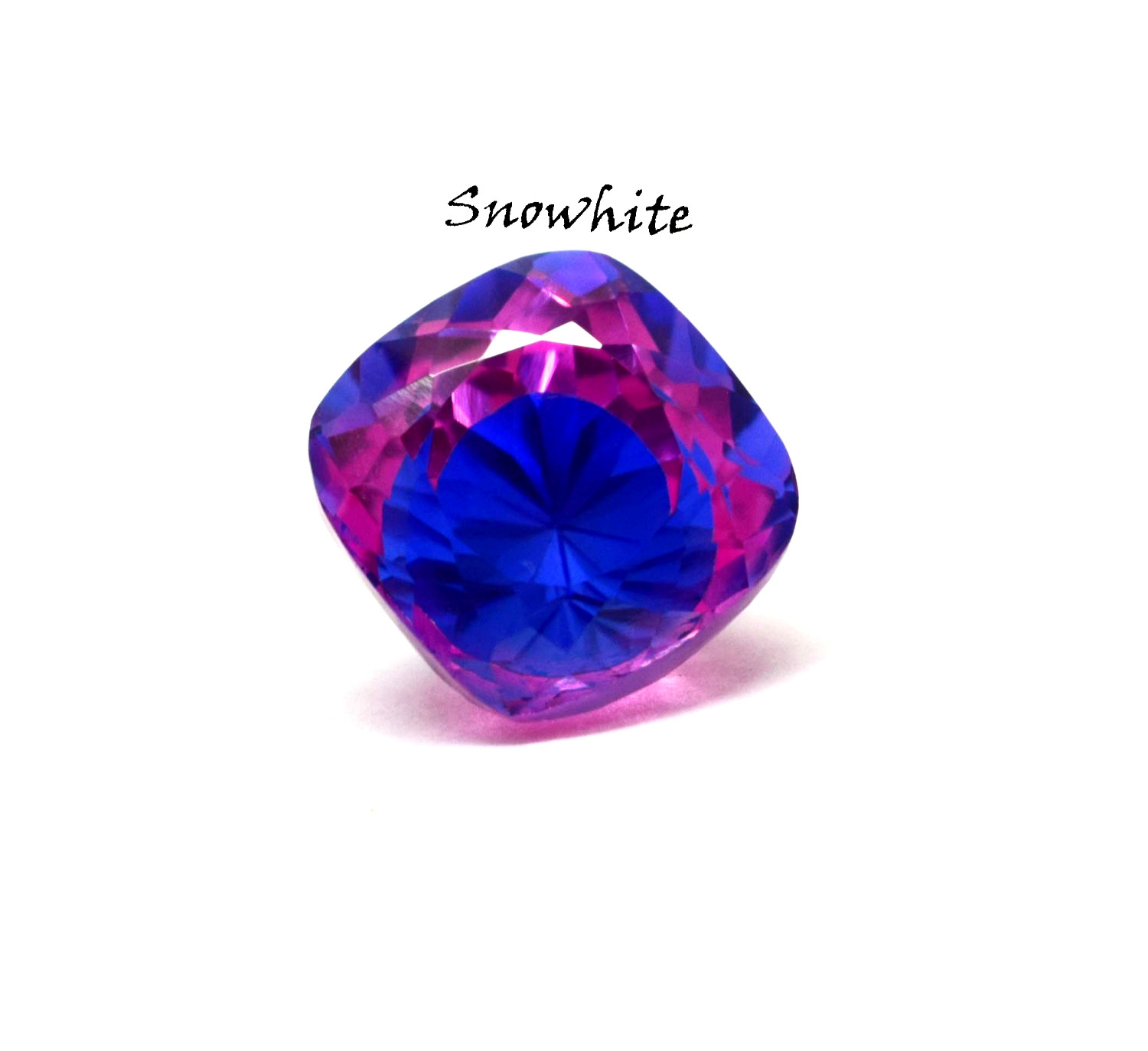Rare Natural Pink & Blue Pitambari 12–14 Ct Cushion Cut Certified Loose Gemstone