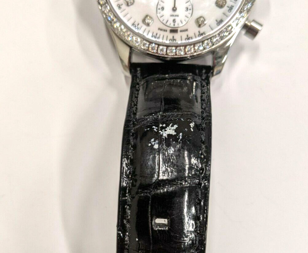Ernst Benz Chronojewel Watch White MOP Dial 40mm Automatic Retail: $10,750 Used