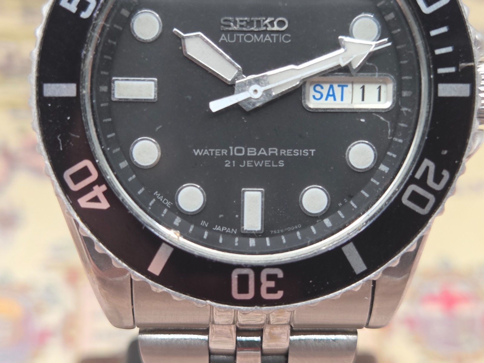 Seiko Mens Automatic Watch SKX031 Scuba Divers 100M 7S26-0040 February 1997 BOX