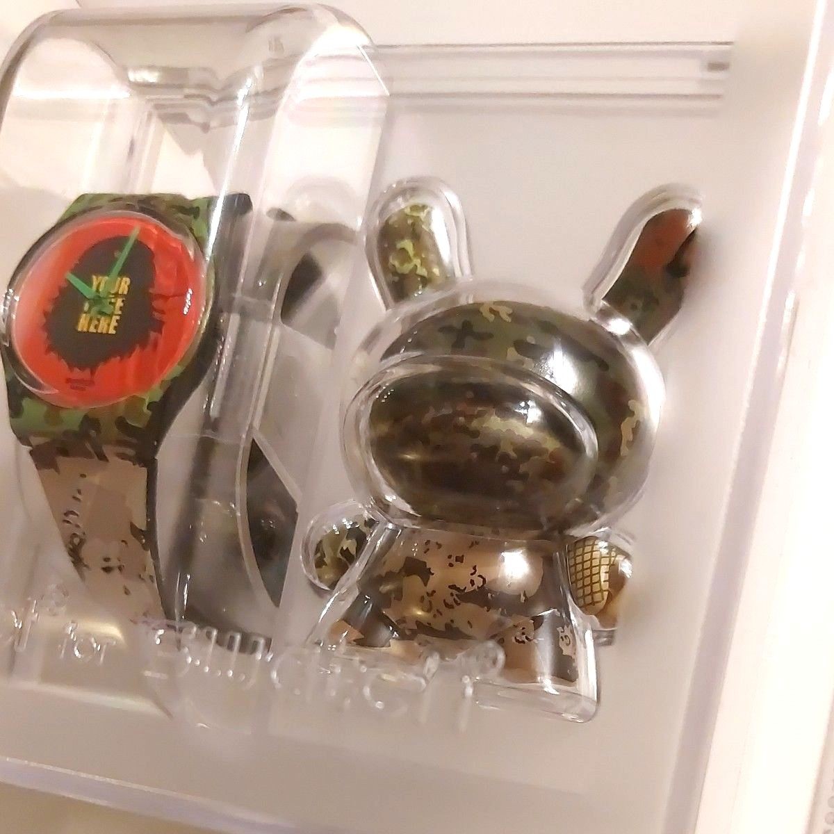Swatch x Kidrobot Collaboration 2011 Watch with Figure – Brand New, Unused, Rare