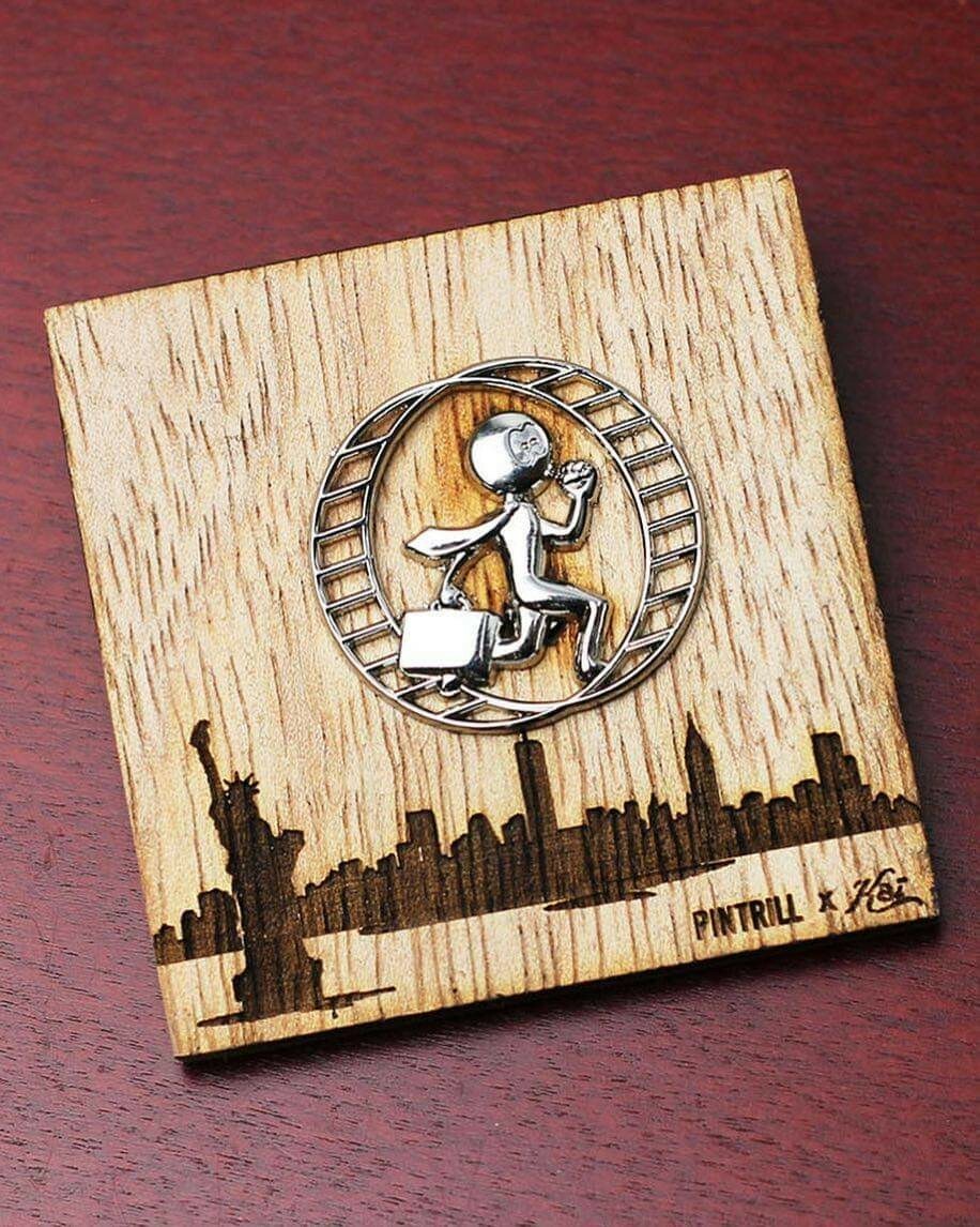 ⚡RARE⚡ PINTRILL x KAI ASPIRE IF Salesman With A Briefcase Pin *LTD ED. OF 100*