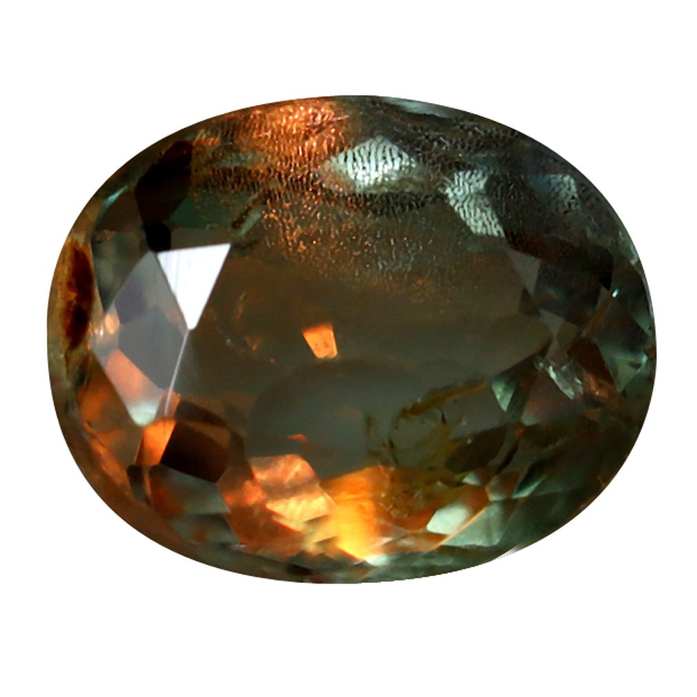 0.61 ct Elegant Oval (5.50 x 4.48 mm) Unheated Green Natural Alexandrite