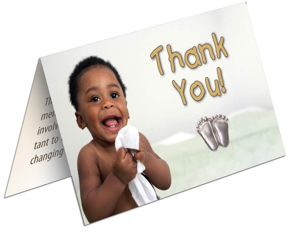 Precious Feet Silver-Colored, Generic Thank You Card Pro-Life Jewelry, Lapel Pin