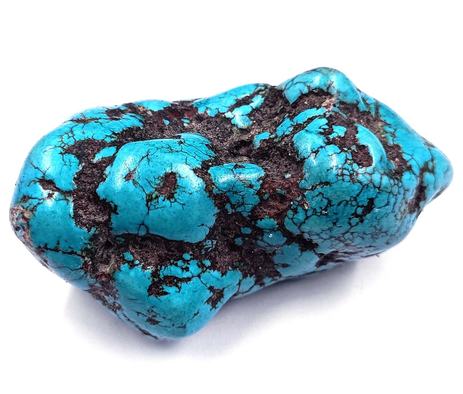 IGL Certified Natural 489.00 Ct Blue Turquoise Tumble Rough Loose Gemstone 5DND