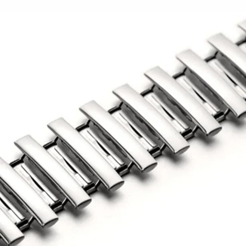 Stainless Steel Elasticated Watch Band Strap Metal Bracelet 12 14 16 18 20 22 mm