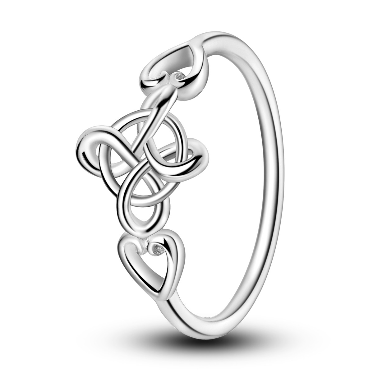LAZA Original 925 Sterling Silver Wrap Knot Finger Ring for Women Jewelry Gift