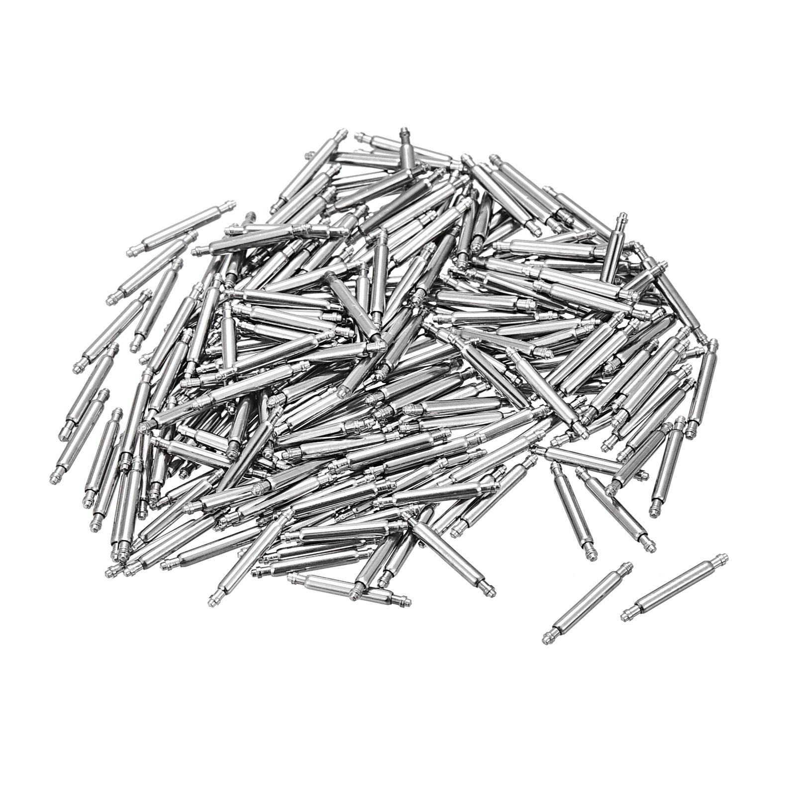 9mm Watch Band Pin 1.3mm Dia Steel Single Flanged End Spring Bar Pins 200pcs
