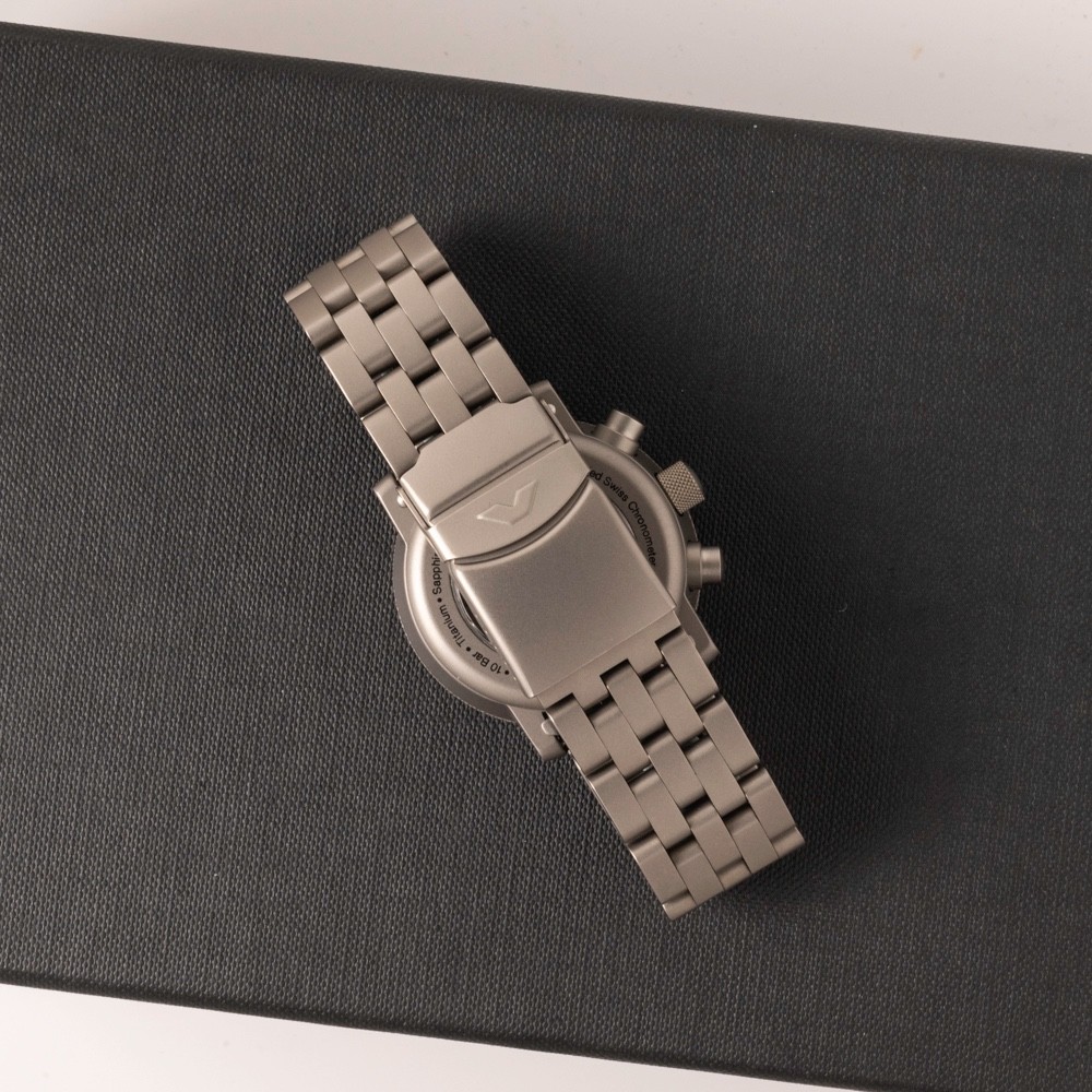 Ventura V-Matic Loga. VM 6 L Full Titanium Rare Bauhaus Icon October 2010