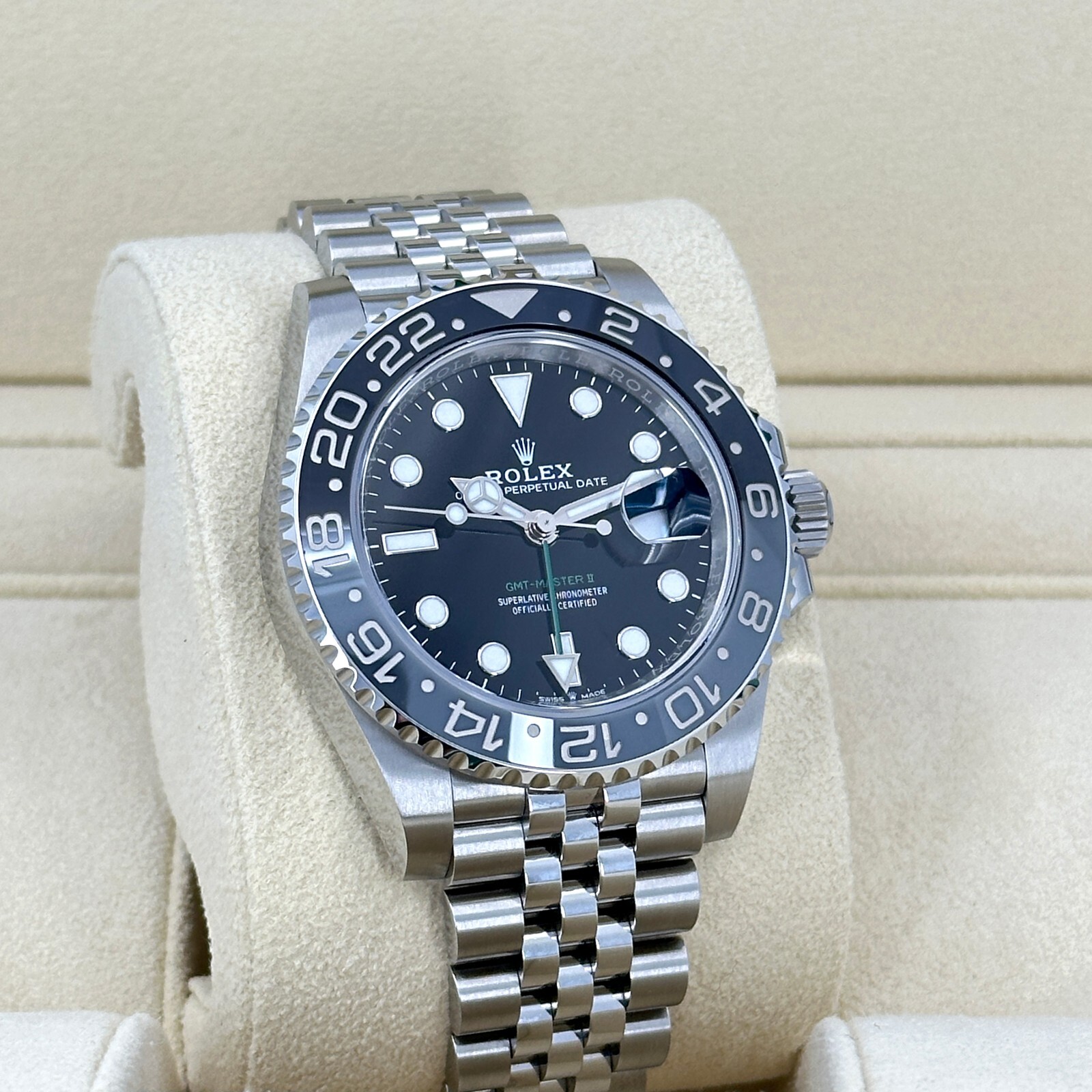 Unworn Rolex GMT-Master II Bruce Wayne Jubilee Ref 126710GRNR-0003