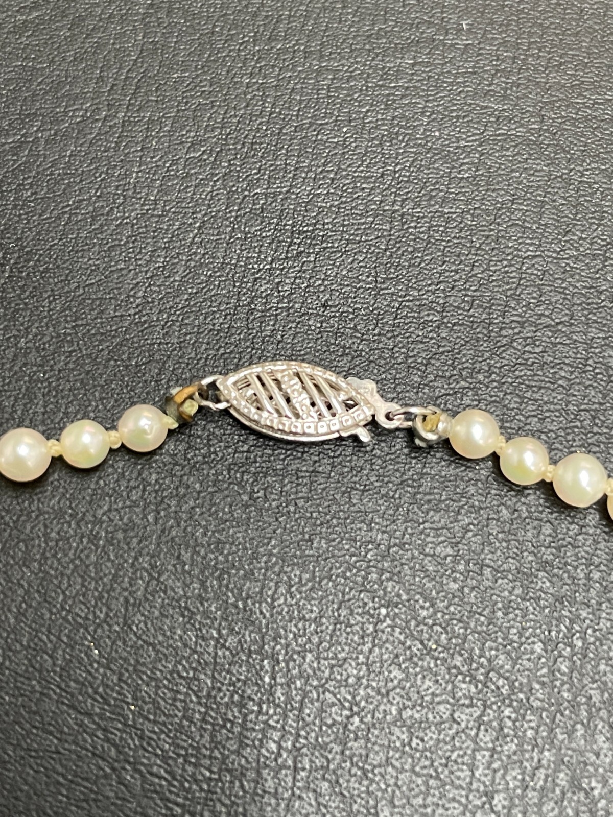 2-7 mm Saltwater Akoya Pearl Graduated Necklace 14K Gold. GIA Certified. LP3