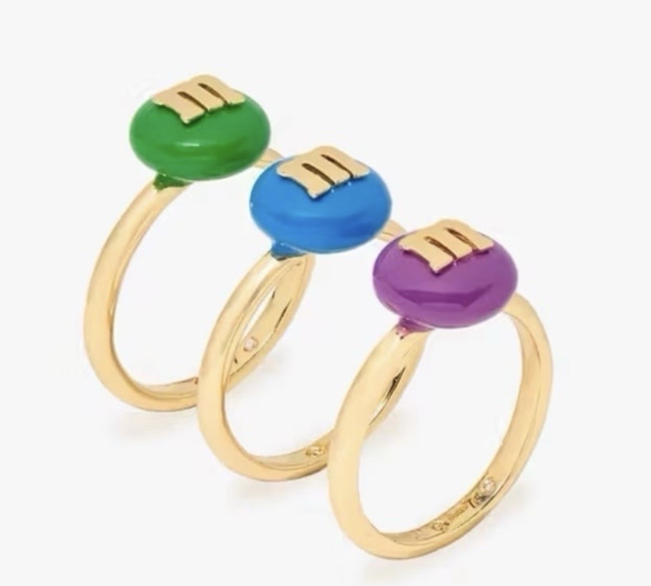 M&M’s x Kate Spade New York Stacking Ring Set – size 6