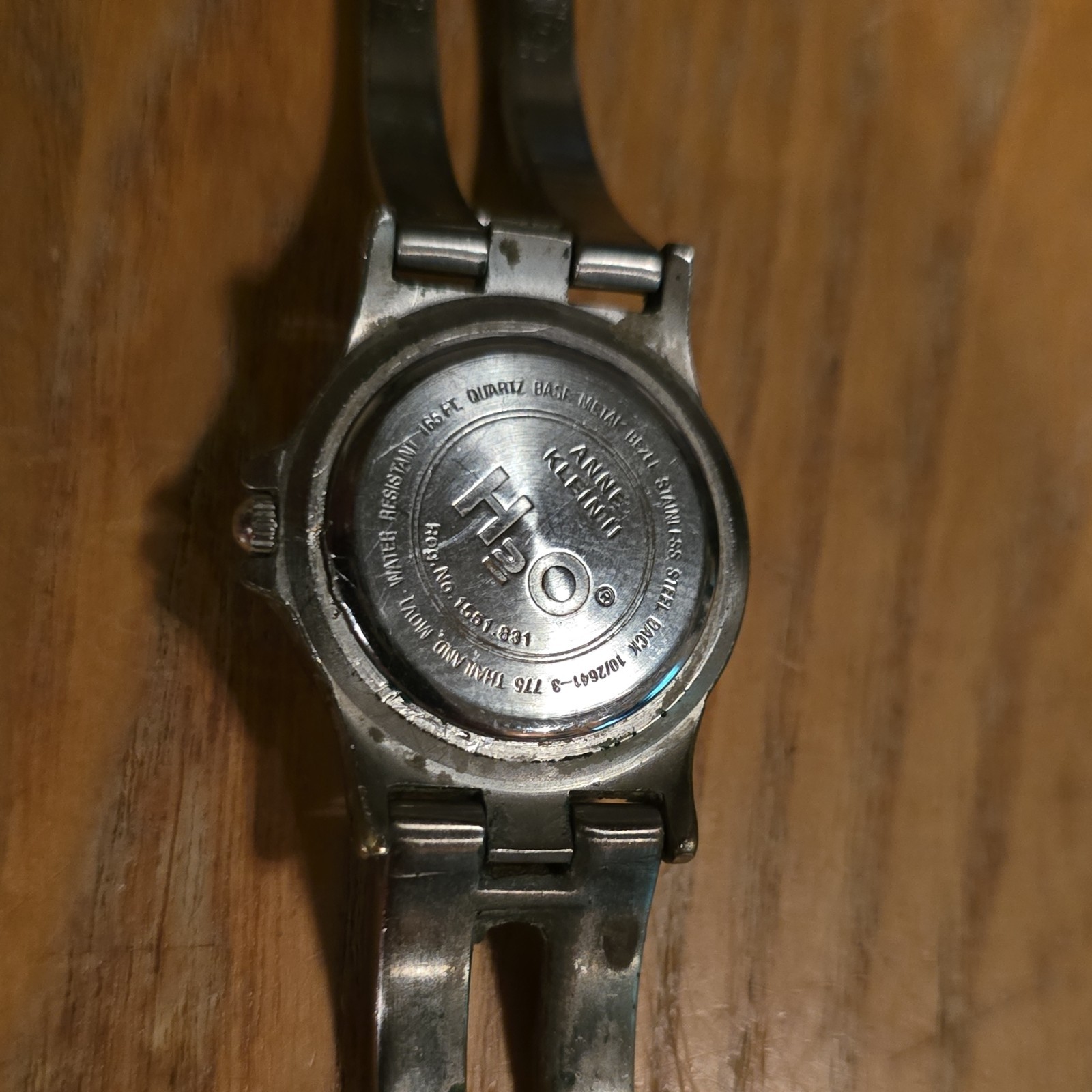 Anne Klein II H2O Women’s Quartz Silver Tone Bracelet Watch White Dial Date