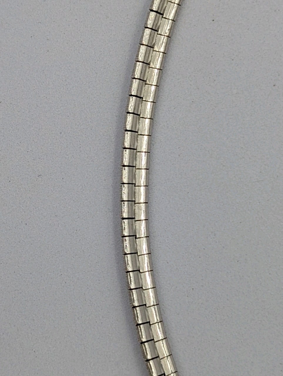 By RCI Vintage Sterling Silver 4mm Omega Italian Chain 925 Necklace 18″ – 20.1g
