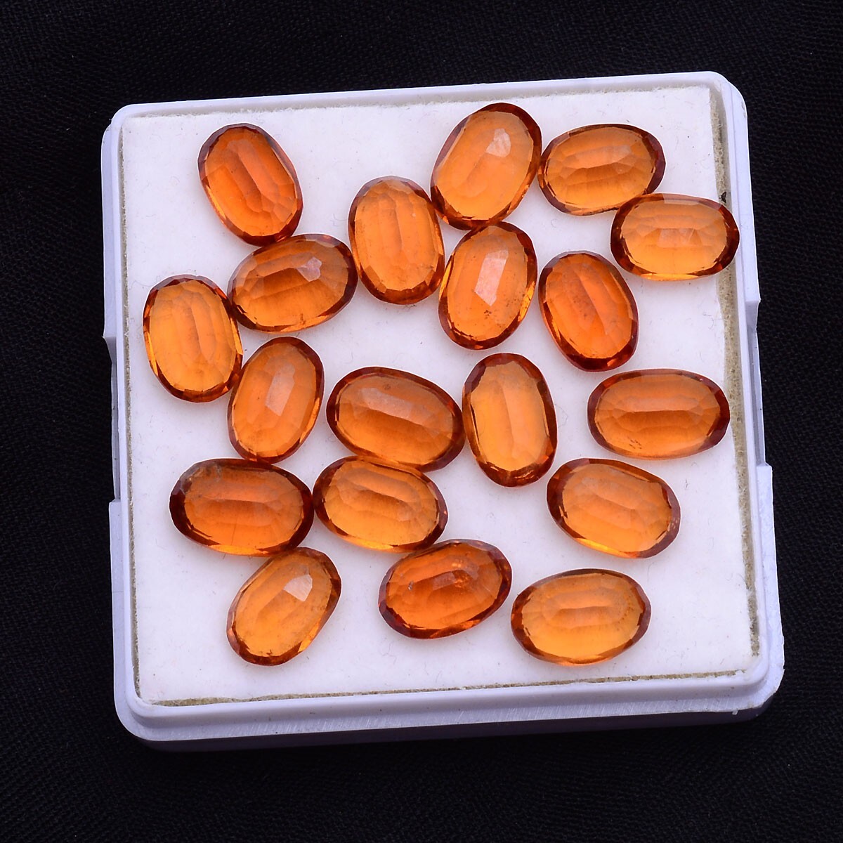 19 Pcs Natural Ceylon Hessonite Garnet Top Quality Untreated Loose Gemstones Lot