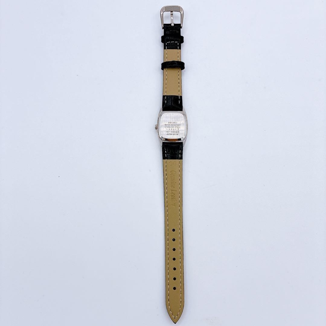 SEIKO 1421-5380 Square Quartz Watch 1981 Working
