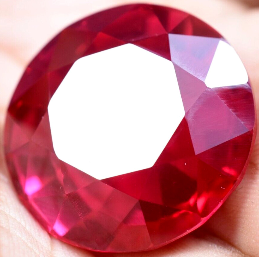 Natural 85.60 Ct Mogok Huge Pink Ruby Sparkling GGL Certified Loose Gemstone