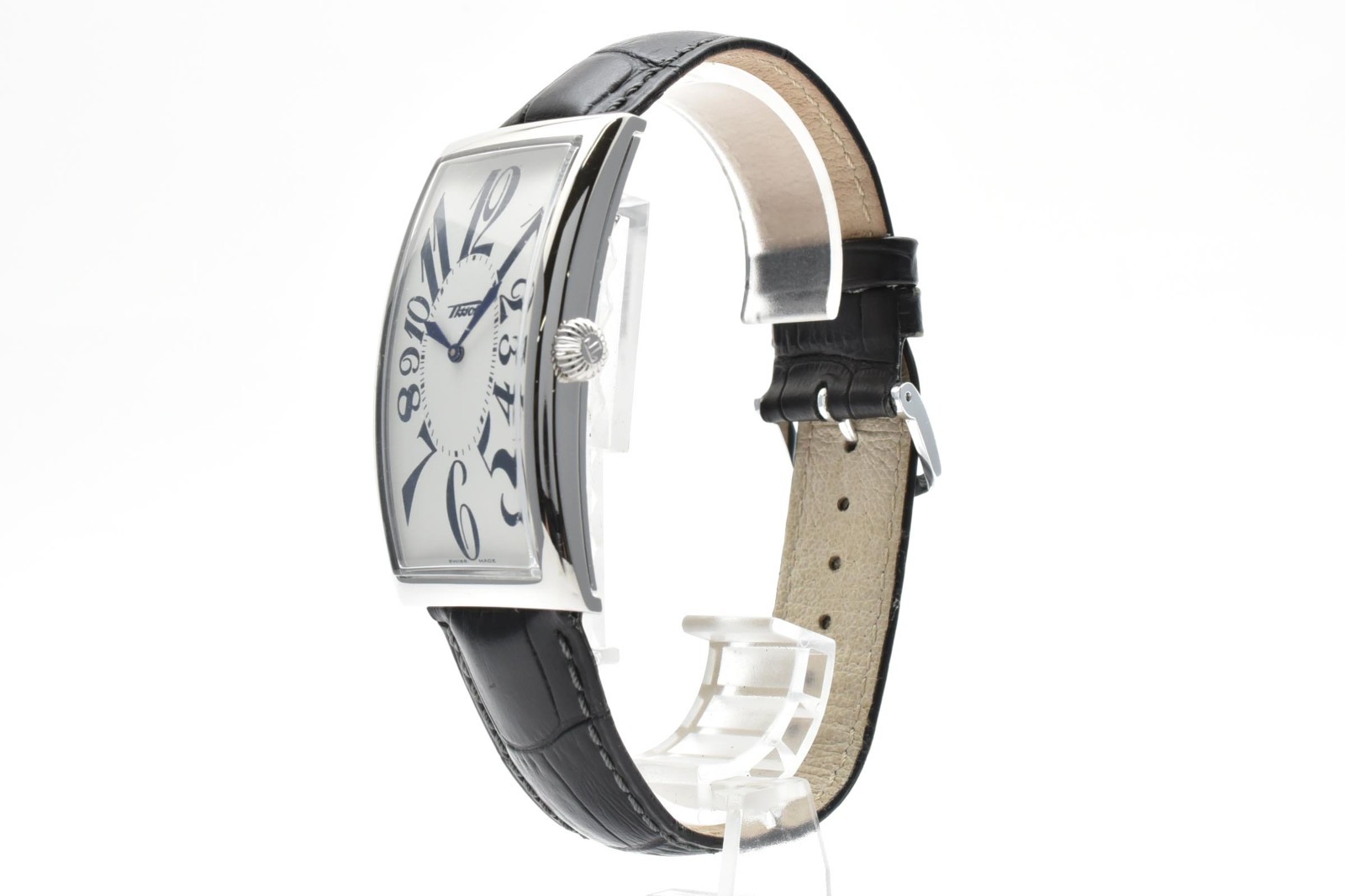 Tissot Heritage Banana Watch Z181 Silver Rectangle Quartz 27mm Men’s Watch JAPAN