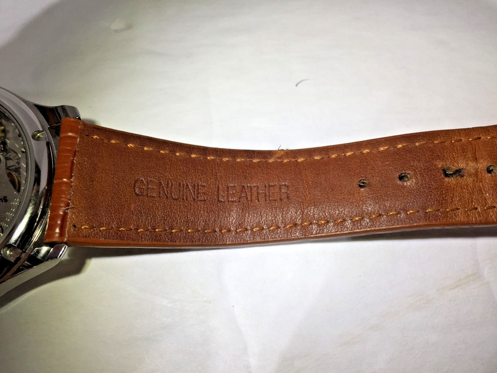 44mm Parnis Small Second at 6 Hand Winding Movement Men Boy Watch Stainless Case