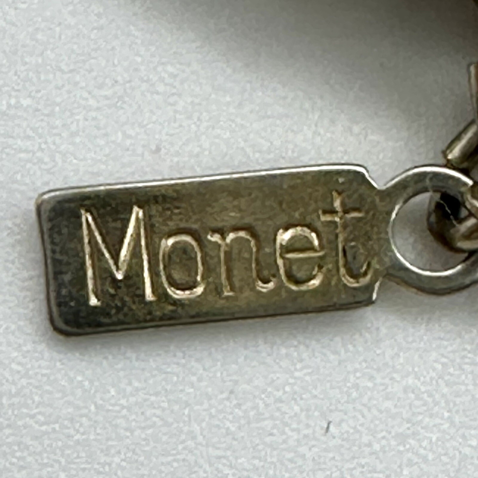 Vintage Monet Gold Tone Link Bracelet-Approx. 7” In Length X .5” Wide