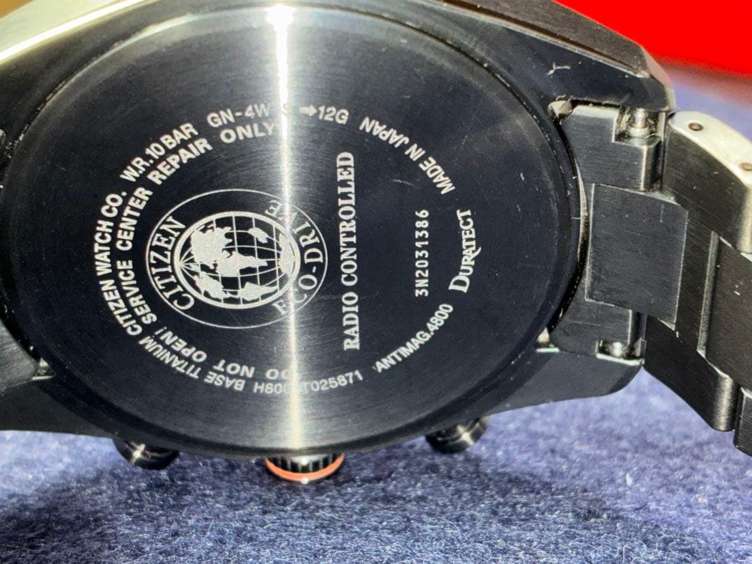 CITIZEN ATTESA H800-T025871 Eco-Drive Chronograph Black Titanium