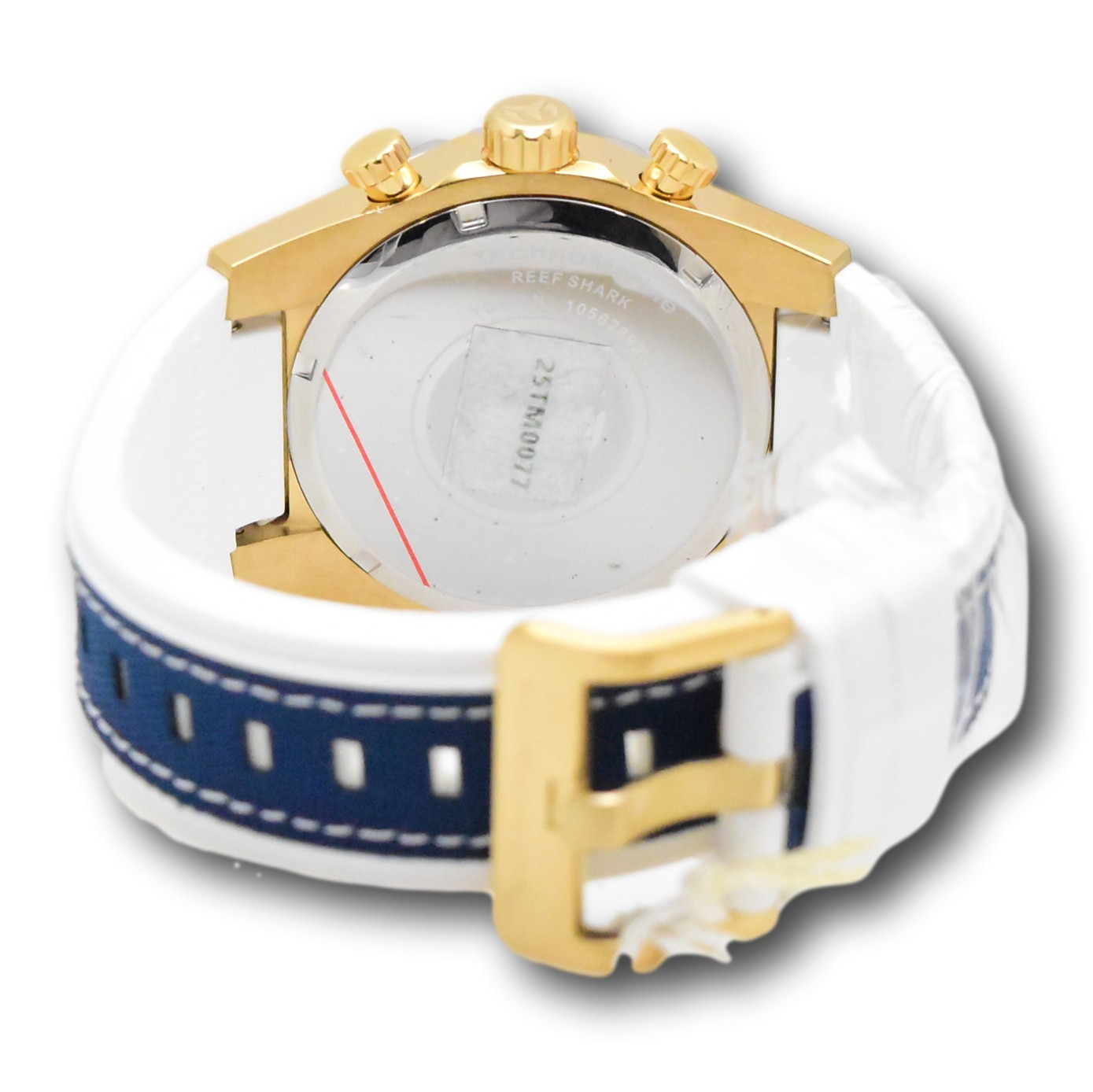 TechnoMarine Reef Shark Men’s Dual Time Dials Anatomic Quartz Watch TM-519007