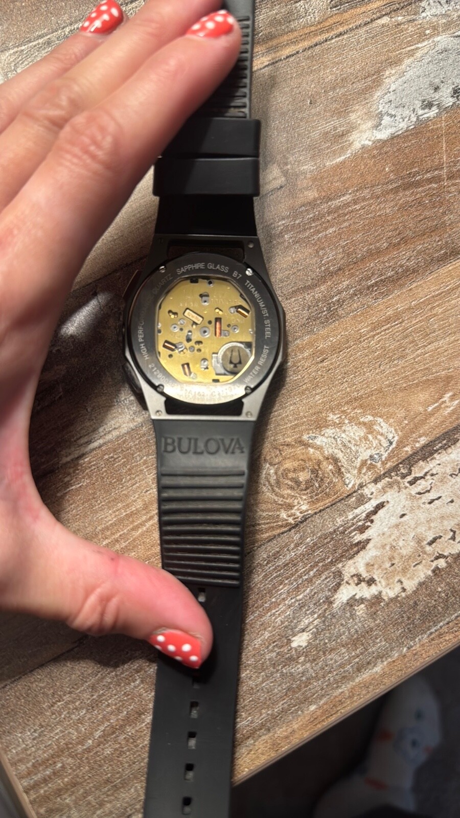 Bulova Curv Gray Men’s Watch, new battery