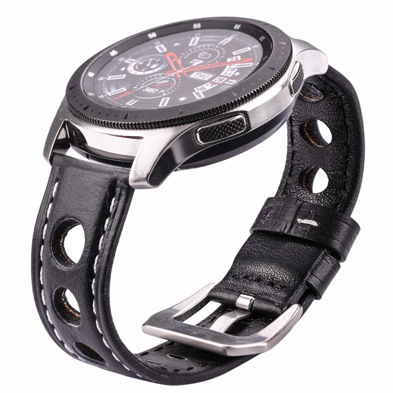 Correa De Reloj De Piel De Vaca Pulsera De Cuero Genuino De 20mm, 22mm Y 24mm La