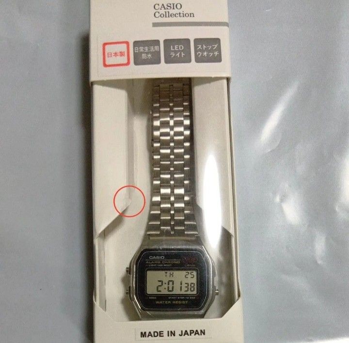Body has scratches CASIO A159WA N1JH Made in Japan Chipkashi a159wan1jh