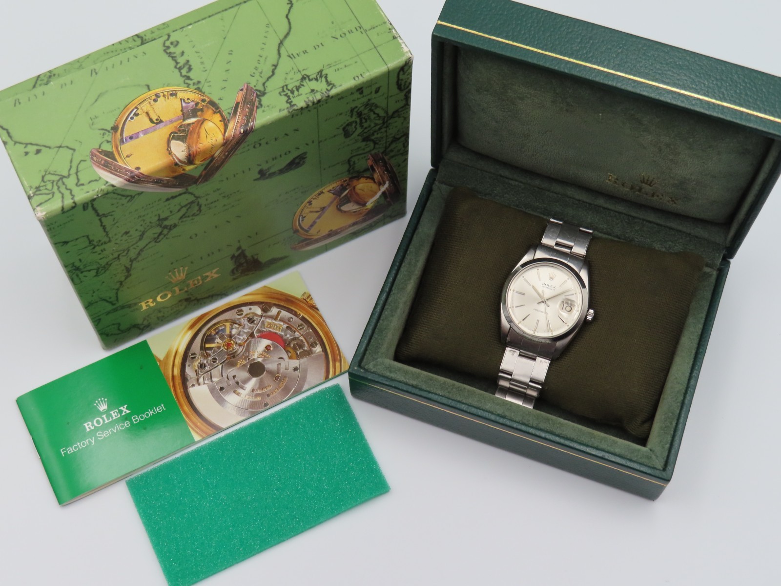 Rolex Oysterdate Precision 6694 Manual Wind Vintage 1966 Wristwatch Cal. 1215