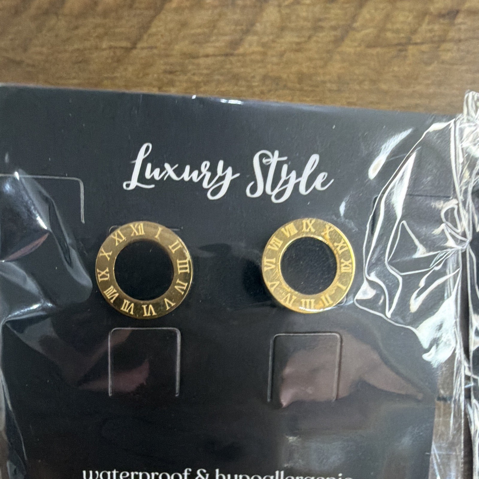 Luxury Style Waterproof Hypoallergenic 18K Gold Plated Steel Set 87802-0