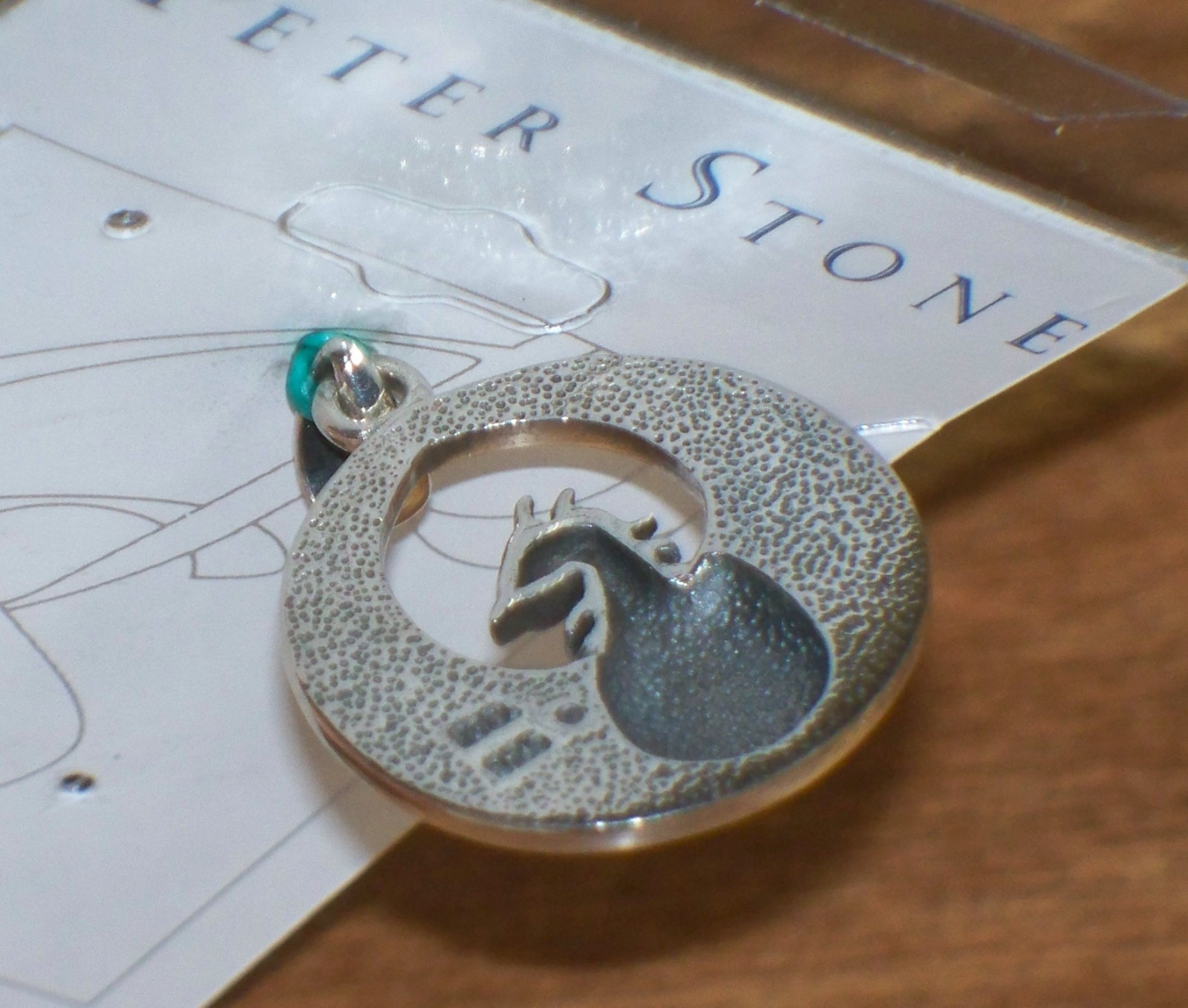 STERLING Silver PHOENIX Rising From The Ashes PENDANT by Peter Stone Pagan