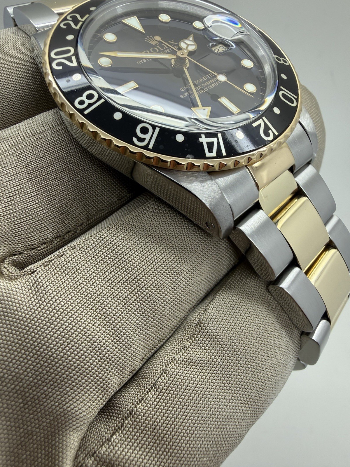 1986 Rolex GMT Master Steel Gold Oyster Black Dial Auto 40mm 16753 *2026 RSC*