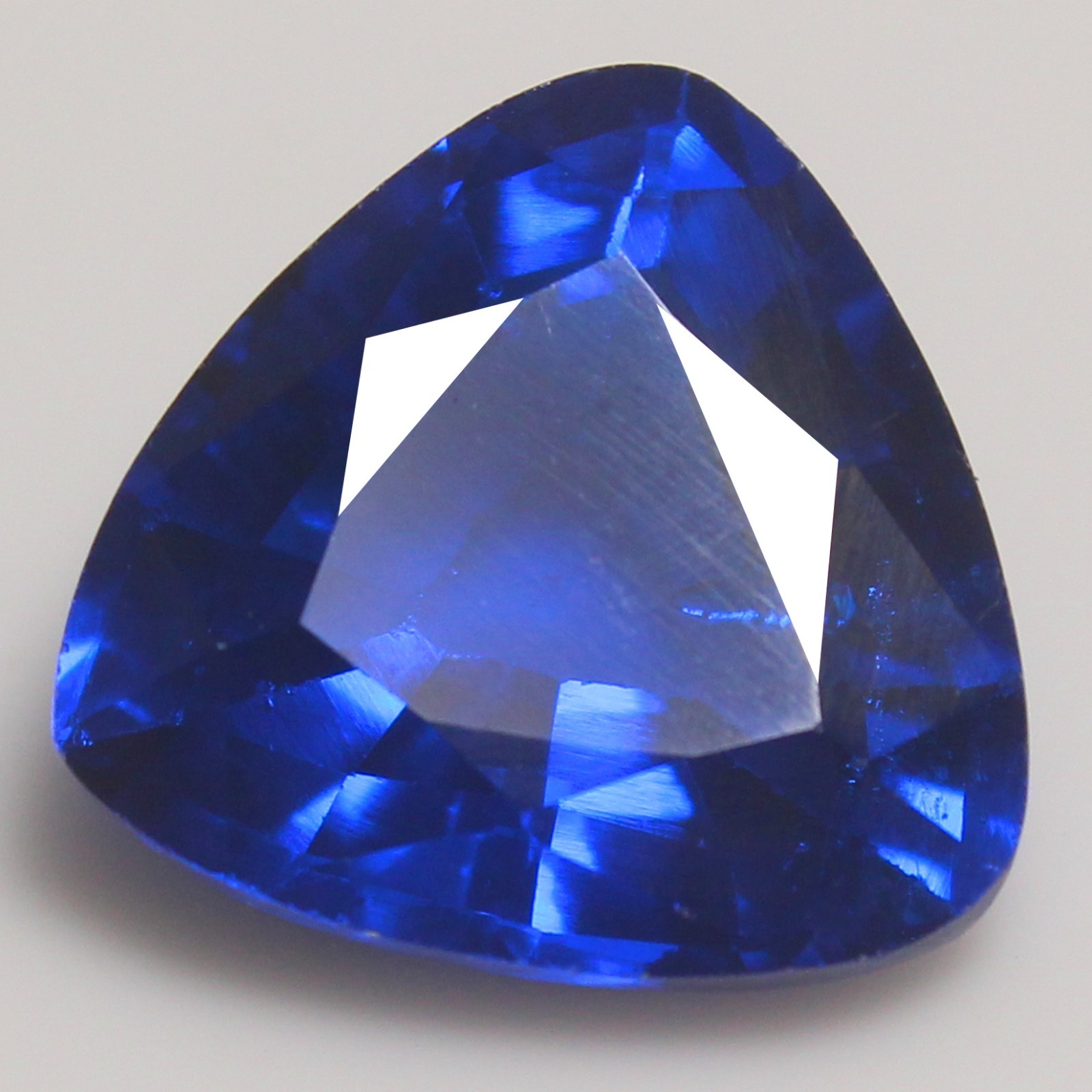 Natural 10.9 Ct Certified Ceylon Blue Sapphire 14×14 MM Trillion Stunning Gems