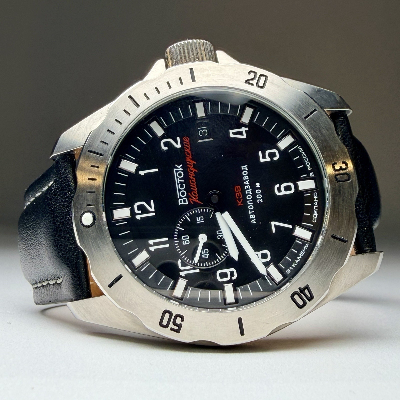 Vostok Komandirskie K39 Automatic Men’s 45mm Watch 2416.02/390774