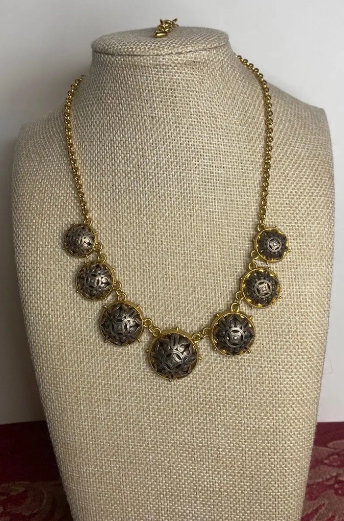 Brighton “Art Of Gold” Two Toned Necklace