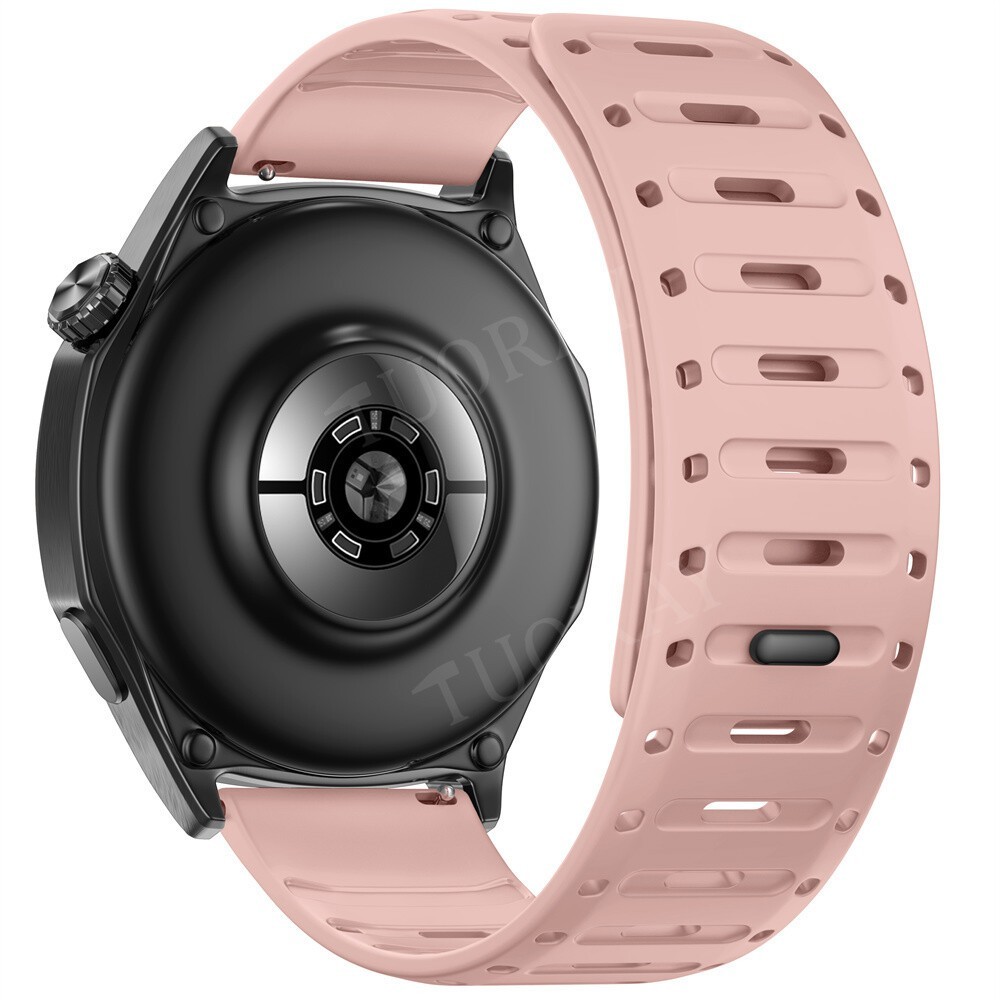22mm Magnetic Silicone Watch Strap Band For Amazfit GTR 4 3 47mm Bip 6 Bracelet
