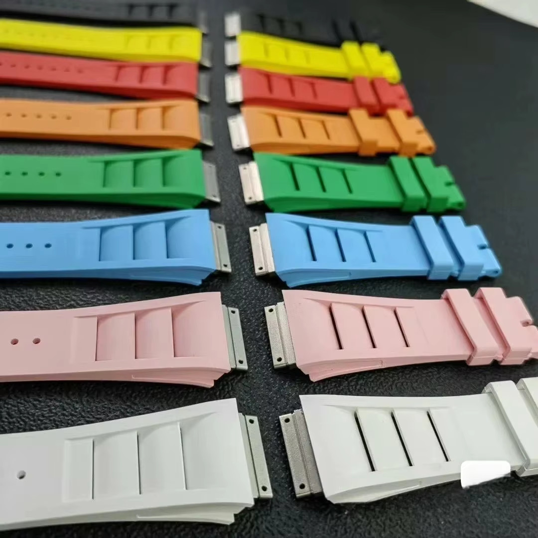 Replacement FKM Rubber Watch Strap Fits Richard Mille RM010 RM029 RM17-01 M Size