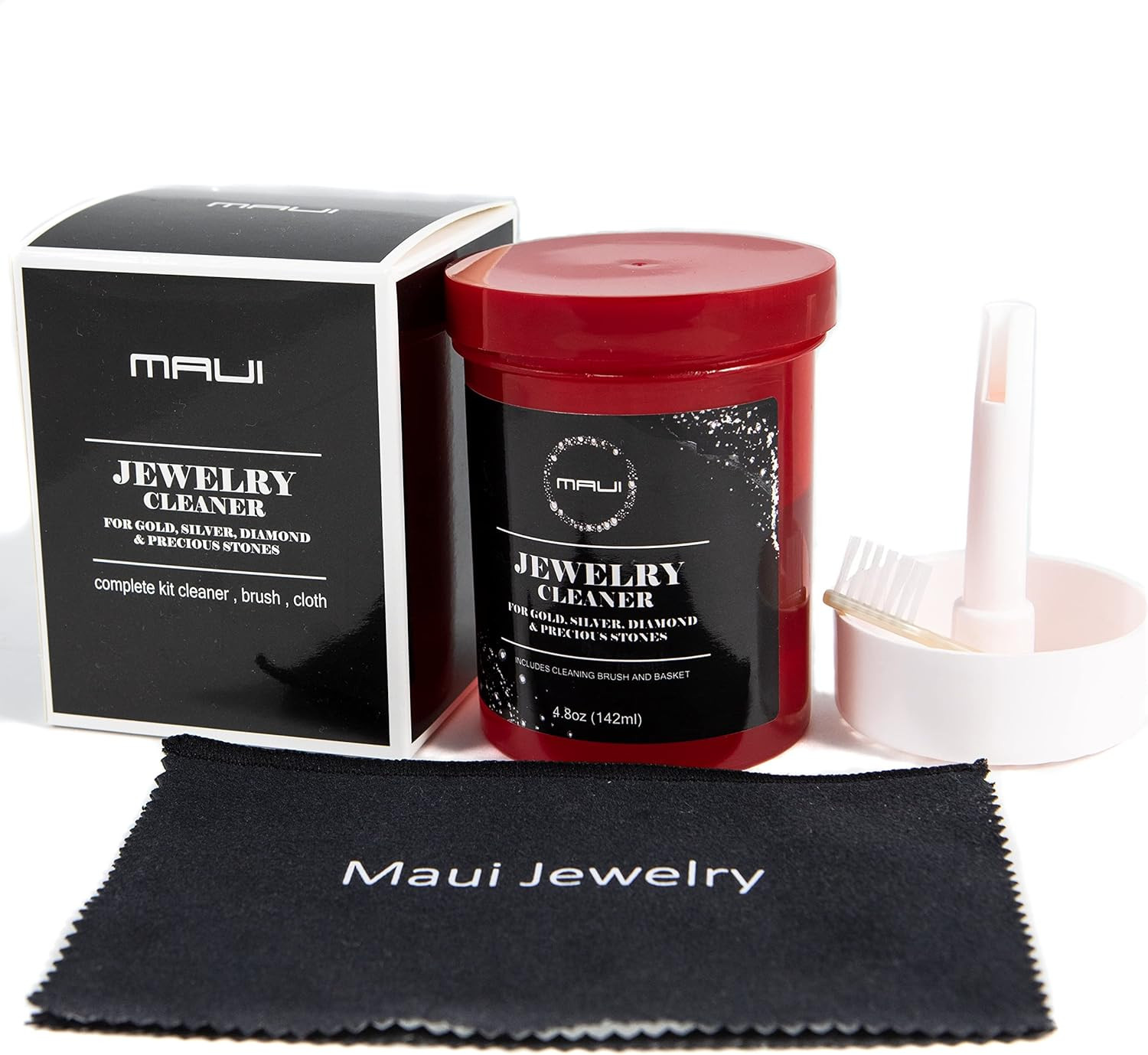 Liquid Jewelry Cleaner Solution Complete Kit with Cloth .. NOT Guaranteed to Wor
